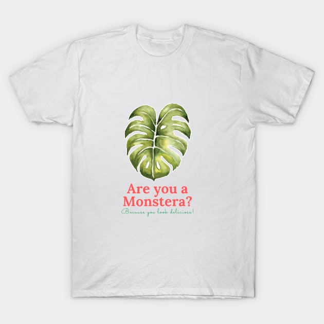 Monstera Deliciosa T-Shirt by Planty of T-shirts